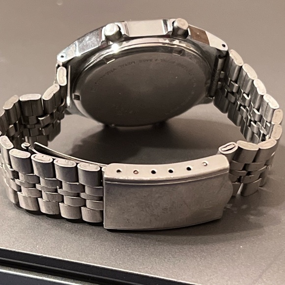 Vintage Alba Panelight by Seiko Silver Chronograph Men’s Watch - Picture 2 of 4